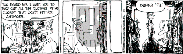 The Buckets on Monday August 27, 2001 Comic Strip