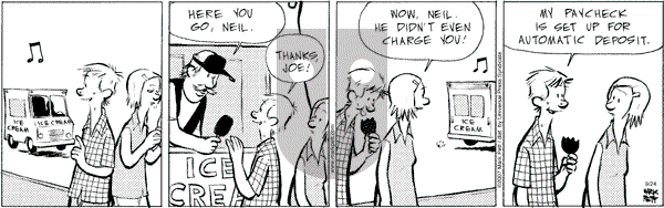 Lucky Cow on Monday September 24, 2007 Comic Strip