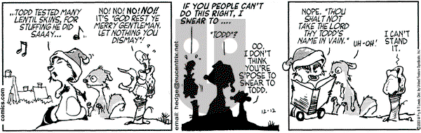 Over the Hedge on Friday December 12, 2003 Comic Strip