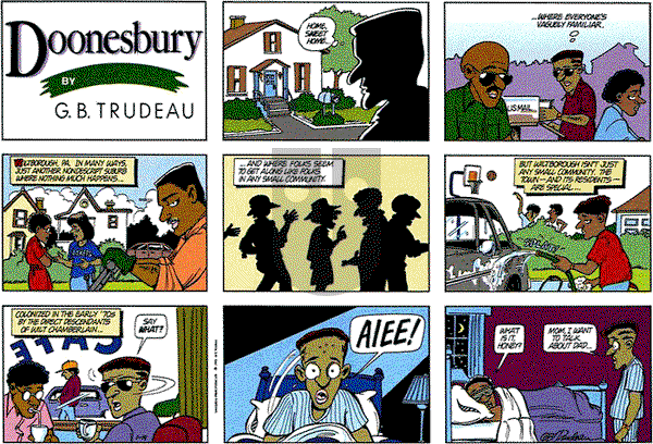 Doonesbury on Sunday January 19, 1992 Comic Strip