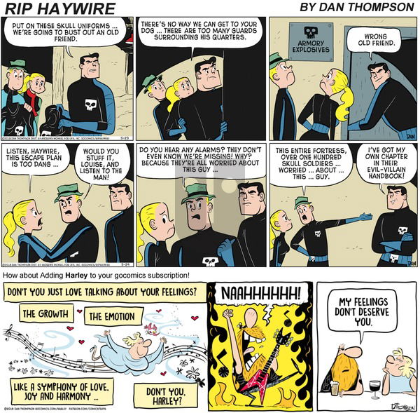 Rip Haywire on Sunday November 1, 2020 Comic Strip