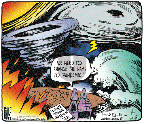 Tom Toles on Monday March 2, 2020 Comic Strip