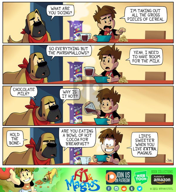 AJ and Magnus on Sunday November 14, 2021 Comic Strip