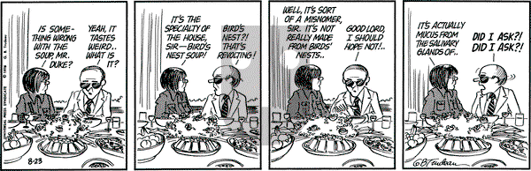 Doonesbury on Monday August 23, 1976 Comic Strip