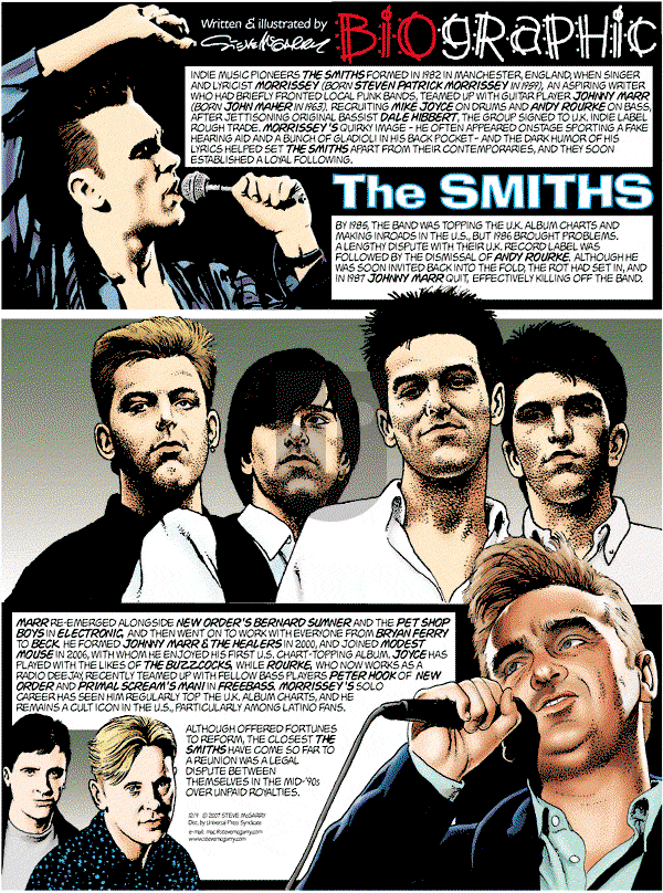 Biographic on Sunday December 9, 2007 Comic Strip
