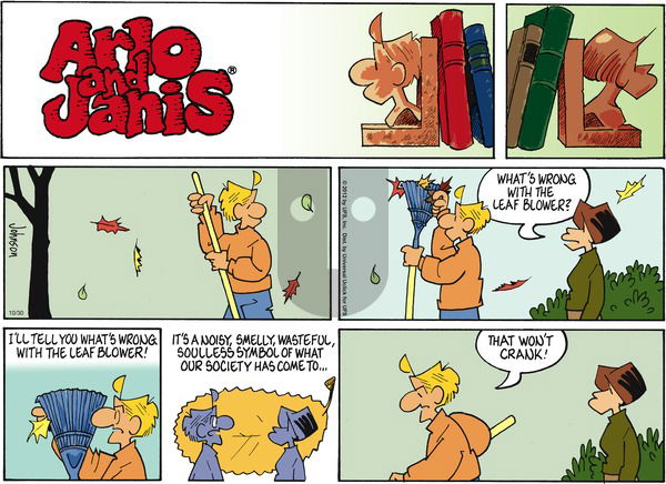 Arlo and Janis on Sunday October 30, 2016 Comic Strip