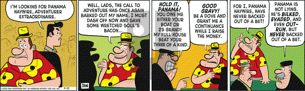 Rip Haywire on Monday April 12, 2021 Comic Strip