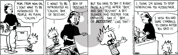 Calvin and Hobbes - Friday March 20, 1992 Comic Strip