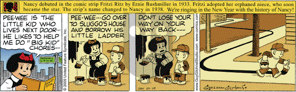 Nancy on Saturday January 24, 2009 Comic Strip