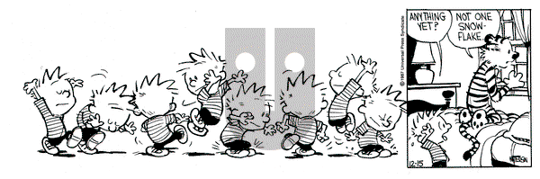 Calvin and Hobbes on Tuesday December 15, 1987 Comic Strip