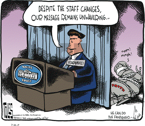 Tom Toles on Tuesday July 25, 2017 Comic Strip