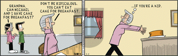 Grand Avenue on Saturday May 3, 2025 Comic Strip