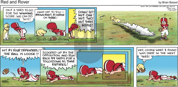 Red and Rover on Sunday November 1, 2015 Comic Strip