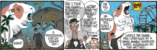 Monty on Friday March 12, 2021 Comic Strip