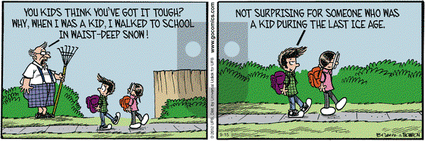 Grand Avenue on Tuesday September 15, 2015 Comic Strip