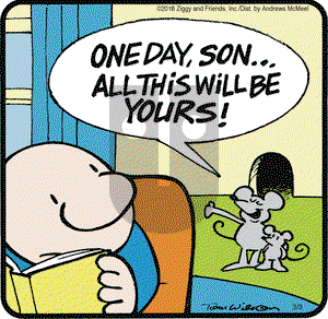 Ziggy on Saturday March 3, 2018 Comic Strip