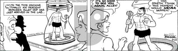 Alley Oop on Monday September 22, 2003 Comic Strip