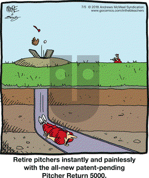 In the Bleachers on Thursday July 5, 2018 Comic Strip