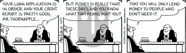 The Born Loser on Monday November 17, 2008 Comic Strip