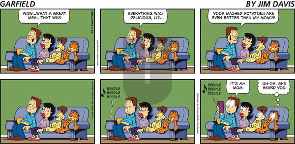 Garfield on Sunday November 25, 2018 Comic Strip