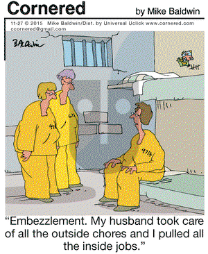 Cornered on Friday November 27, 2015 Comic Strip