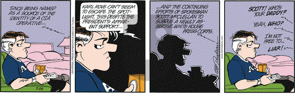 Doonesbury on Monday July 25, 2005 Comic Strip