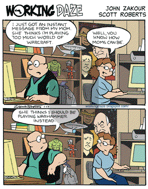Working Daze on Saturday January 17, 2009 Comic Strip