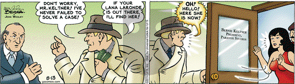 Alley Oop on Wednesday August 13, 2014 Comic Strip