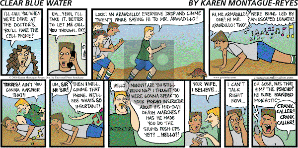 Clear Blue Water on Sunday December 3, 2006 Comic Strip
