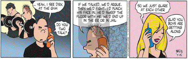 Luann on Thursday July 15, 2004 Comic Strip