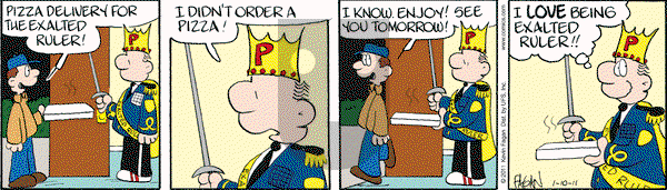 Drabble on Monday January 10, 2011 Comic Strip