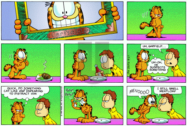 Garfield - Sunday September 27, 1998 Comic Strip