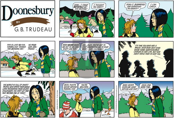 Doonesbury on Sunday January 18, 1998 Comic Strip