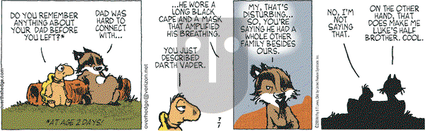 Over the Hedge on Wednesday July 1, 2009 Comic Strip