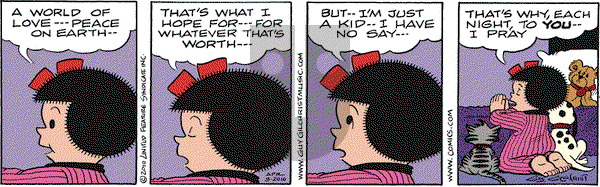 Nancy on Friday April 9, 2010 Comic Strip