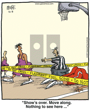 In the Bleachers on Wednesday December 5, 2007 Comic Strip