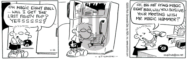 Soup to Nutz - Old on Saturday November 26, 2005 Comic Strip