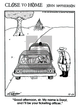 Close to Home on Thursday December 29, 1994 Comic Strip