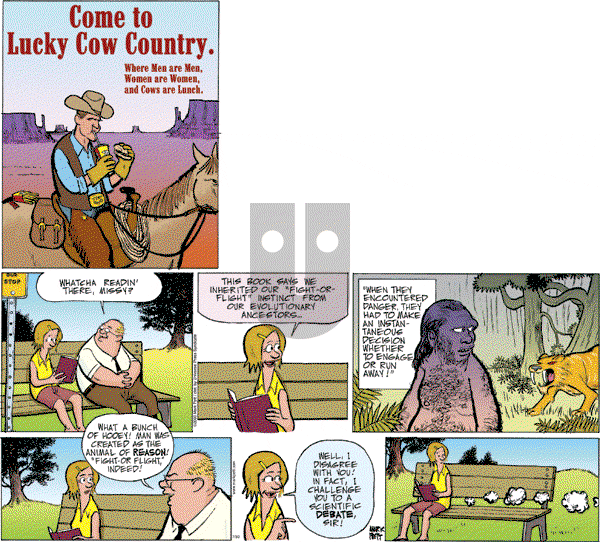 Lucky Cow on Sunday July 30, 2006 Comic Strip