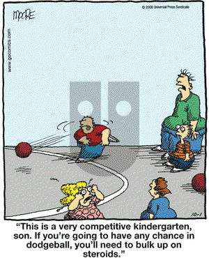 In the Bleachers on Wednesday October 1, 2008 Comic Strip
