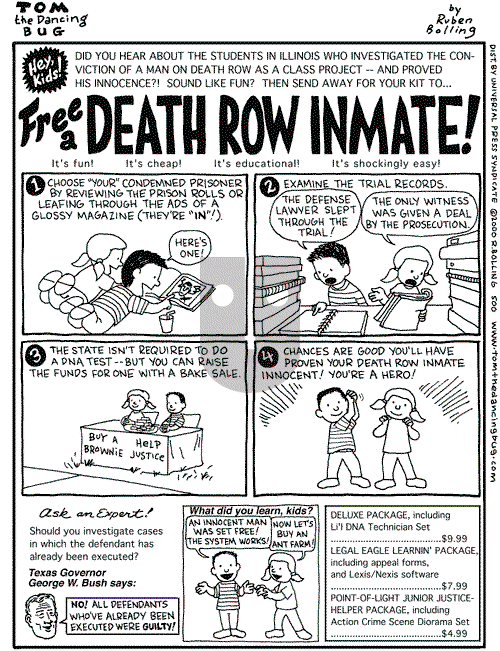 Tom the Dancing Bug on Saturday August 19, 2000 Comic Strip