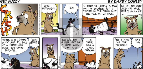 Get Fuzzy on Sunday March 3, 2013 Comic Strip