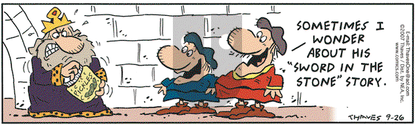 Frank and Ernest on Wednesday September 26, 2007 Comic Strip