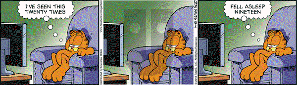 Garfield - Thursday August 4, 2016 Comic Strip