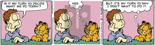 Garfield - Monday January 13, 2003 Comic Strip