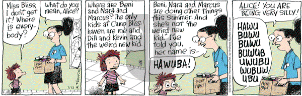 Cul de Sac - Monday July 13, 2020 Comic Strip