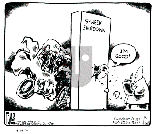 Tom Toles on Friday April 24, 2009 Comic Strip
