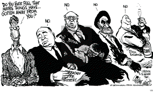 Pat Oliphant on Friday January 9, 1987 Comic Strip