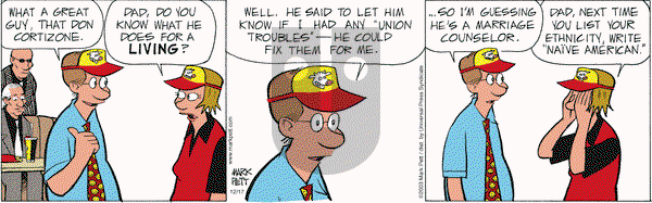 Lucky Cow on Wednesday December 17, 2003 Comic Strip