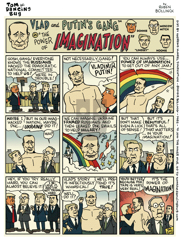 Tom the Dancing Bug on Friday November 29, 2019 Comic Strip